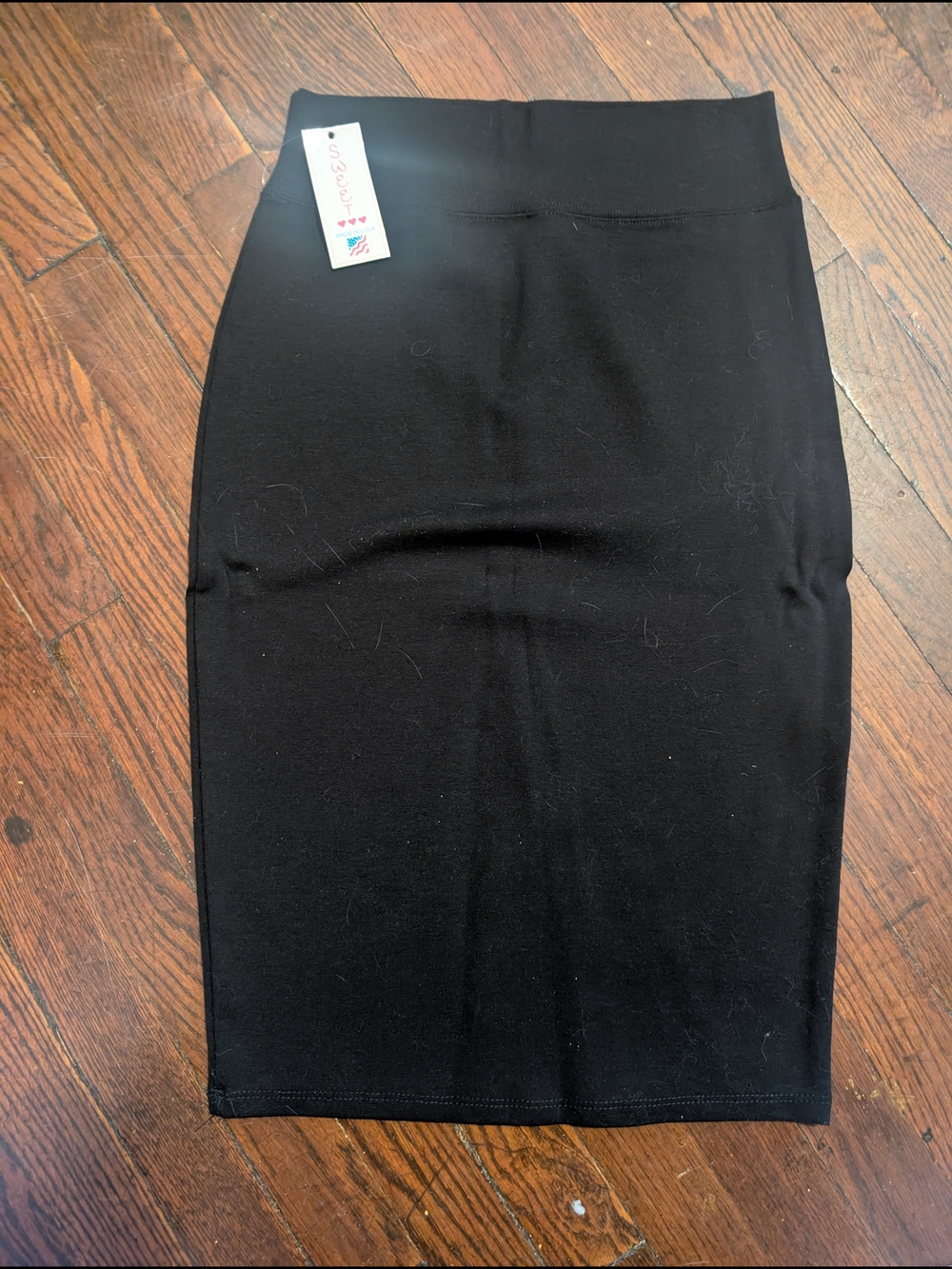 NWT Sweet Brand Black Stretch Pencil Skirt - Women's Classic